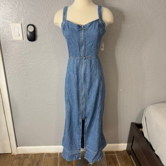 GAP Dresses & Skirts - Gap UltraSoft Denim Maxi Dress, Medium Wash, M 707399